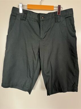 Mexx Teal Green Grey-Tone Flat Front Shorts Men’s Classic Fit 34 Waist